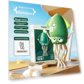 Dancing Electric Octopus Toy with LED Lights and Music — Interactive Learning Devices, EdenGrow