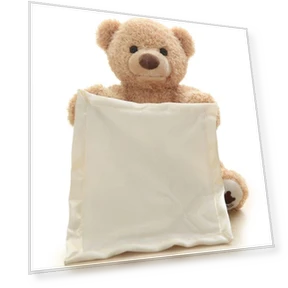 Electric Musical Peekaboo Bears Stuffed Animal — Interactive, verygood