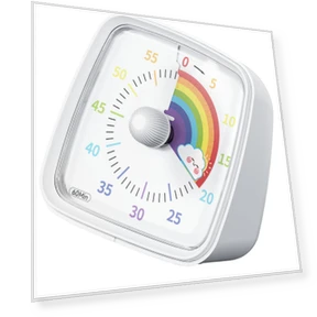 Mini Electronic Timer with Colorful Rainbow Dial — Timers, Foreverchic