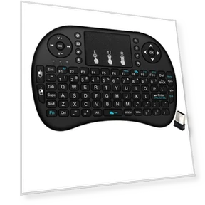 Mini Wireless Keyboard with Air Mouse Remote Touchpad — Keyboards, Jumaocun-Fashions