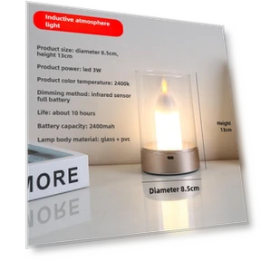 Motion Sensor LED Candle Lamp — Tap Lights, Crowner