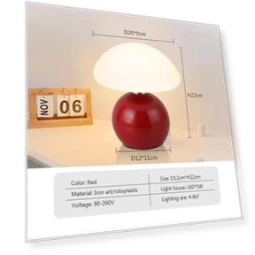 Scandinavian LED Touch Desk Lamp — Desk & Table Lighting, Cosy Homes