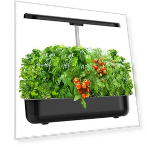 Smart Hydroponic Garden System With LED Full Spectrum — Growing Lamps, yieryi Garden Tools