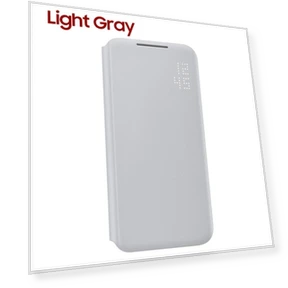 Smart LED View Wallet Flip Cover — Phone Accessories, Samsung