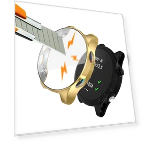 Smart Silicone Shell Electroplated Screen Film Protective Cover — Smartwatch Protectors, BeiyueZJ