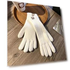 Solid Color Knitted Touchscreen Gloves — Gloves & Mittens, Beihaig