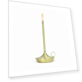 Vintage Aluminum Wireless Candle Lamp — Lighting, Versatile Home Furnishing