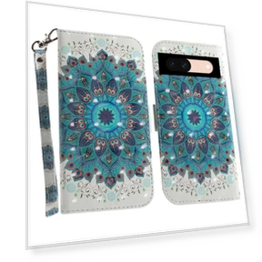 Wallet Case PU Leather Pattern Printing Flip Phone Cover — Flip Cases, Smartwatch 2025