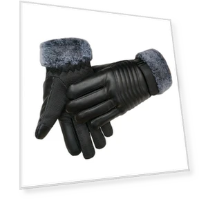 Winter Men's Touchscreen Leather Gloves — Gloves, Freedom Outdoors