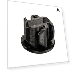 Bicycle Fork Tube Mount Bracket for Samsung SmartTag2 — Mounting Solutions, HOME-Auto-001