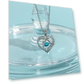 Festival Qixi Heart Pendant Smart Necklace — Smart Jewelry, Wipon