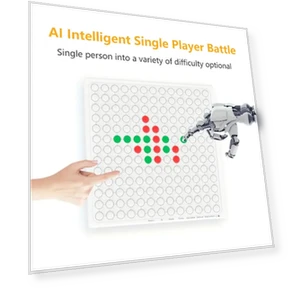 Intelligent Gomoku Children's Primary School Chessboard Game Puzzle — Interactive Learning Devices, Vicissitudayk