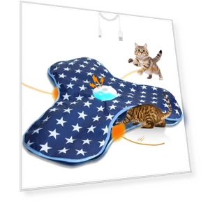 Interactive Cat Toy with Feathers — Cat Playthings, Yaouanyuan