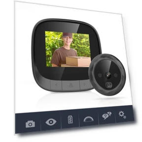 Smart Digital Doorbell with LCD Display — Viewers, Crown Global
