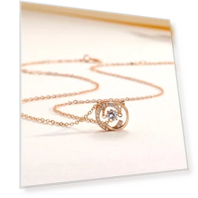 Smart Double Heart Ring Necklace — Smart Jewelry, All-match jewelry