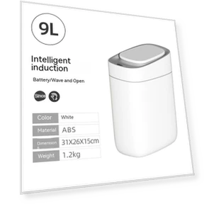 Smart Induction Trash Can — Waste Baskets, Simple and warm