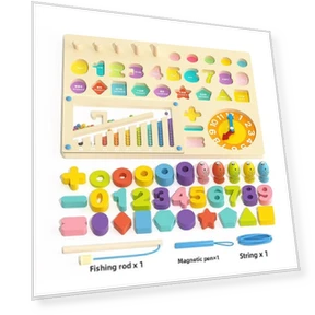 Smart Wooden Puzzle Toy — Educational, StrideStep