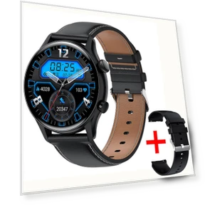 Smartwatch with AMOLED Display and NFC — Smartwatches, Wula Mall