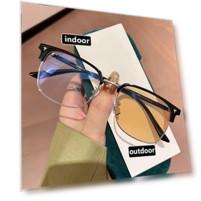 Vintage Square Smart Photochromic Glasses — Smart Glasses, Wipon