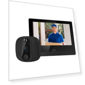WiFi Doorbell with Night Vision — Smart Home Security, Crown Global