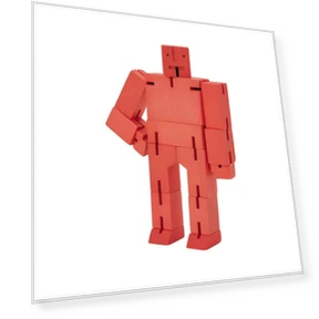 Wooden Cube Robot — Construction Kits, Bumblebee Digital