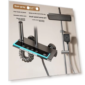Bathroom Shower Set 4 in1 — Accessory Sets, The Romantics