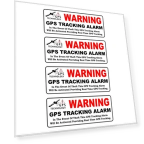 GPS Tracking Alarm Stickers — Navigation & GPS Accessories, shenchuh