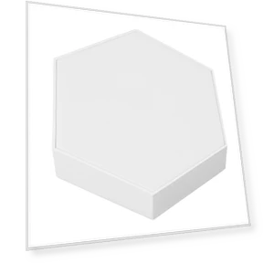 Hexagonal LED Wall Light with Touch Control — Wall Lighting, Koogeelife