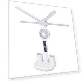 LED Desk Lamp with Fan — Desk Lamps, Koogeelife