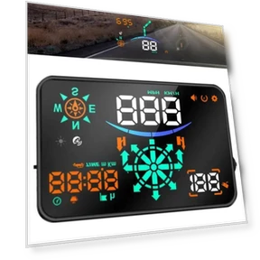 Universal GPS Navigation Smart Speed Water Temperature Car Safety Head-Up Display — Navigation & GPS Accessories, RuJia Home Decor