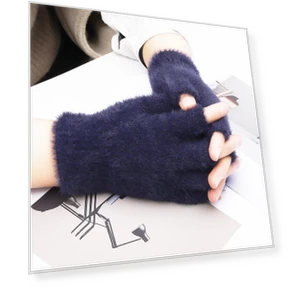 Winter Cute Cartoon Cat Plush Touchscreen Gloves — Gloves & Mittens, QM Dream