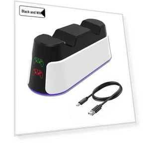 Dual Controller Charging Dock with RGB Lighting — Chargers, Value Vault