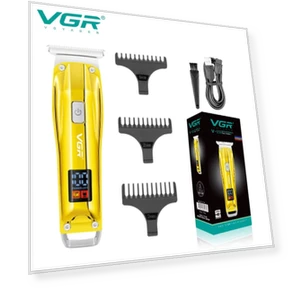 Electric Smart Hair Clipper with LCD Display — Hair Clippers, VGR