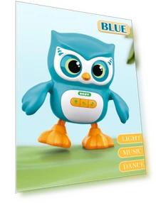 Electronic Toy with Music, Light, and Dancing — Interactive Animal Companions