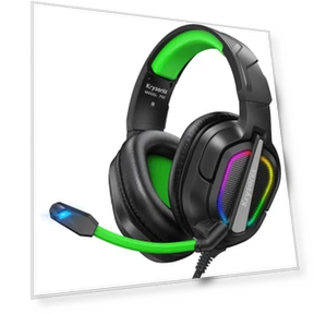 Gaming Headset with AI Stereo and RGB Lighting — Gaming Headsets, MIYAKO DENKI