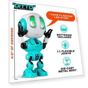 Mini Smart Talking Robot Toy — Interactive Animal Companions, Global Toy