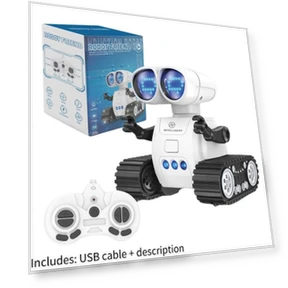 Mini USB Control Robot Toy — Interactive Figures & Robots, GlimmerGuild