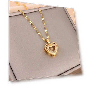 Smart Love Zirconium Necklace — Smart Jewelry, Lucky Star Jewelry