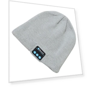 Soft Beanie Warm Hat with Bluetooth Headphones — Winter Ear Protectors, GlimmerGuild