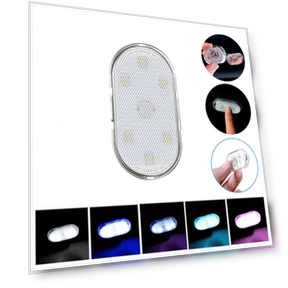 Touch Control Dome Light with Reading LED and USB Charging — Light Kit, Mangti