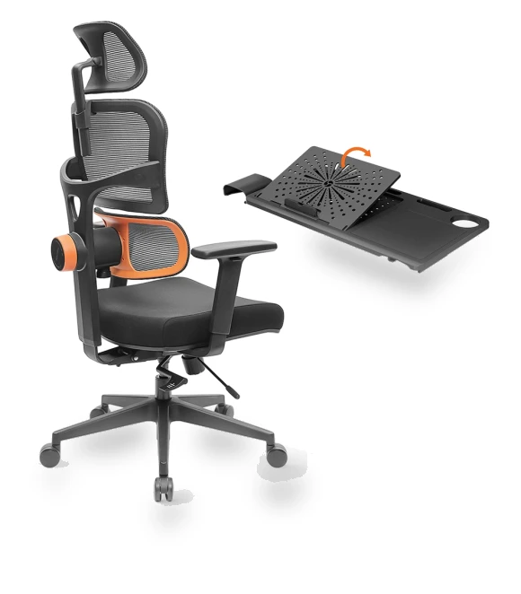 Ergonomic Chair with Detachable Workstation Desktop — Desk Chairs, NEWTRAL