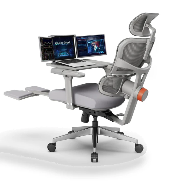 Ergonomic Chair with Detachable Workstation Desktop — Desk Chairs, NEWTRAL