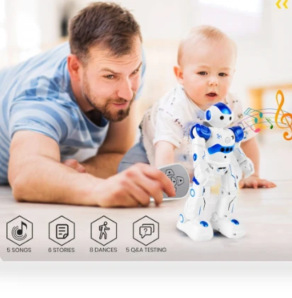 High Tech Artificial Intelligence Robot — Interactive Figures & Robots