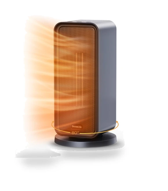 Smart Ceramic Space Heater with WiFi & Bluetooth — Portable Heating Solutions, GoveeLife