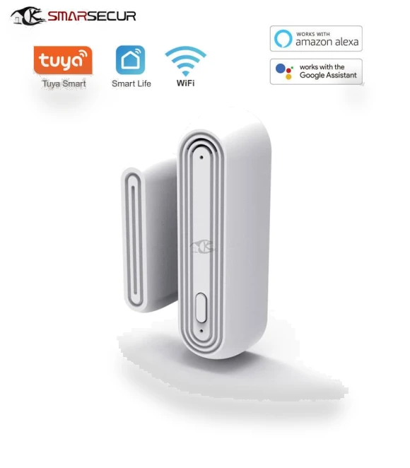 Graffiti Smart WiFi Door Magnet Wireless Door and Window Sensor — Smart Home Security, Tuya