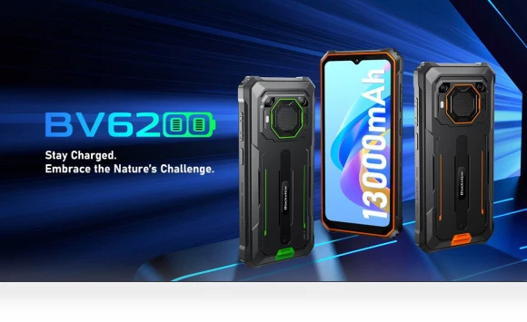 13000mAh Big Battery Rugged Waterproof Smartphone — Dry Bags, Blackview