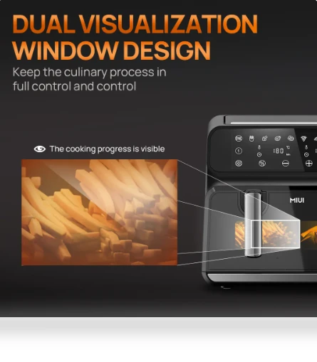 Smart Air Fryer with Dual Screen Touch Control — Air Fryers, MIUI