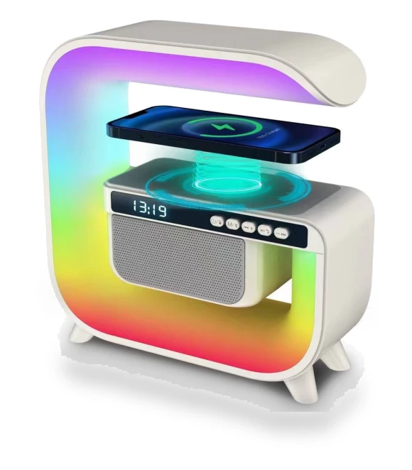 Big G Smart Stage Light Bluetooth Speaker with Colorful Atmosphere Light — Portable Audio
