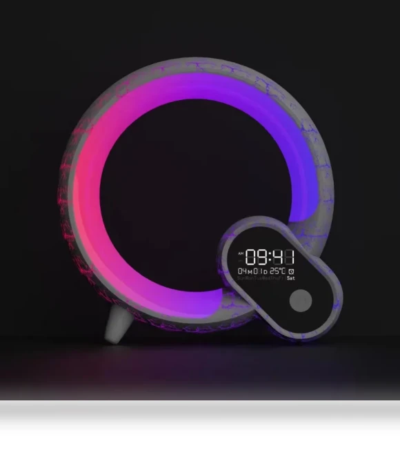 Ambient Light Simulation Sunrise Digital Alarm Clock with Bluetooth Audio — Alarms & Clocks