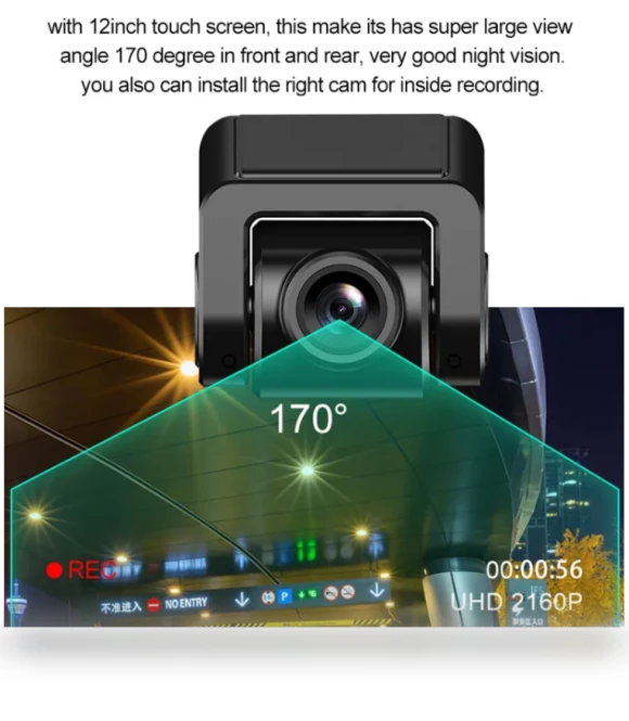 2.5K Intelligent Screen Triple Recording 1080P Streaming Car Recorder — Dashboard Cameras